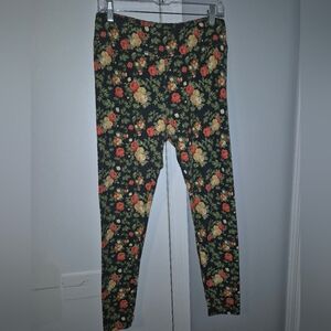 Lularoe TC Floral Print Leggings